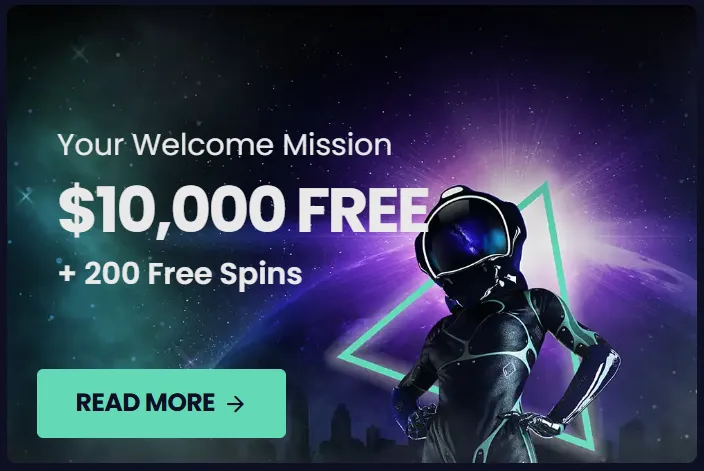 Stellar Spins Welcome Package bonus offer