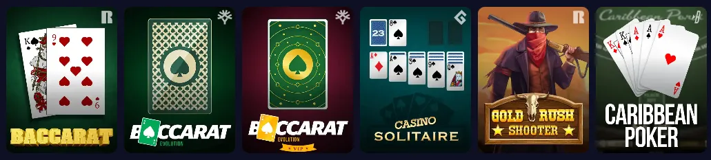Table games at Stellar Spins Casino